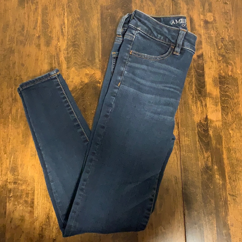 American Eagle high rise jeggings.